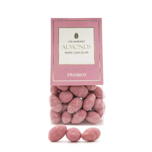 Kuorrutetut mantelit I mansikka 150g
