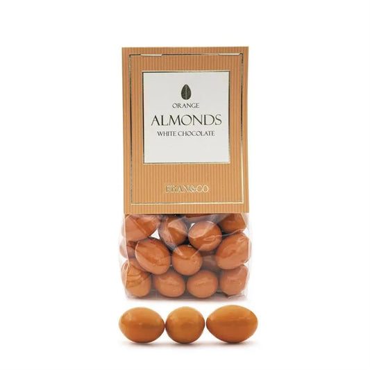 Kuorrutetut mantelit I appelsiini 150g