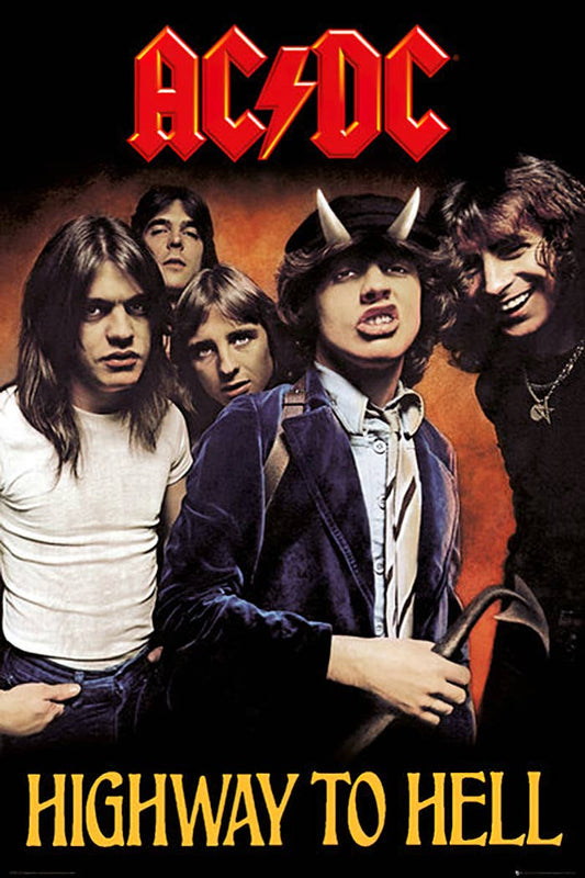 AC/DC - juliste 91,5 x 61 cm – Highway to Hell - klassikko - Lempi Lifestyle