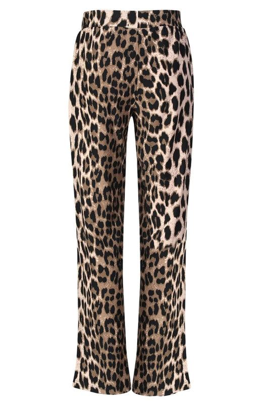 Alma wide pants leopardihousut - Lempi Lifestyle