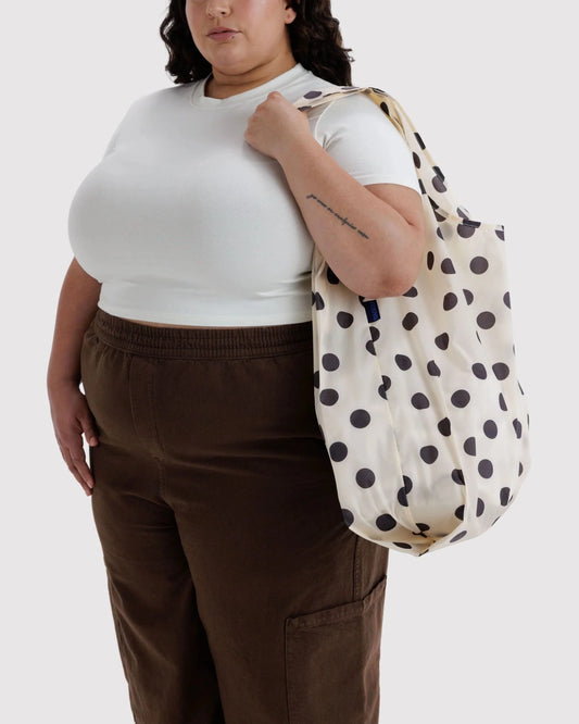 Baggu big - Valkoinen Polka dot pallokuosi - Lempi Lifestyle