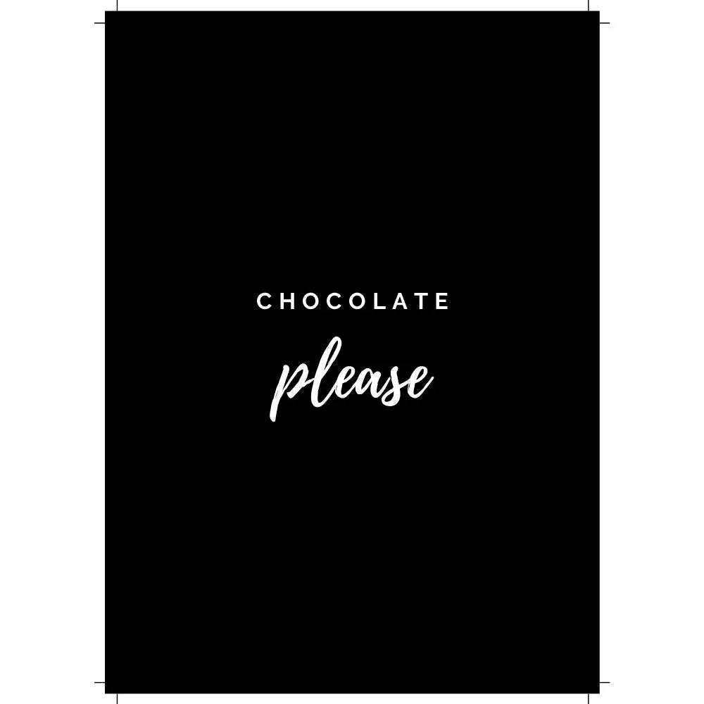 Chocolate Please - Kortti - 1 pcs | hääteema, kiva,