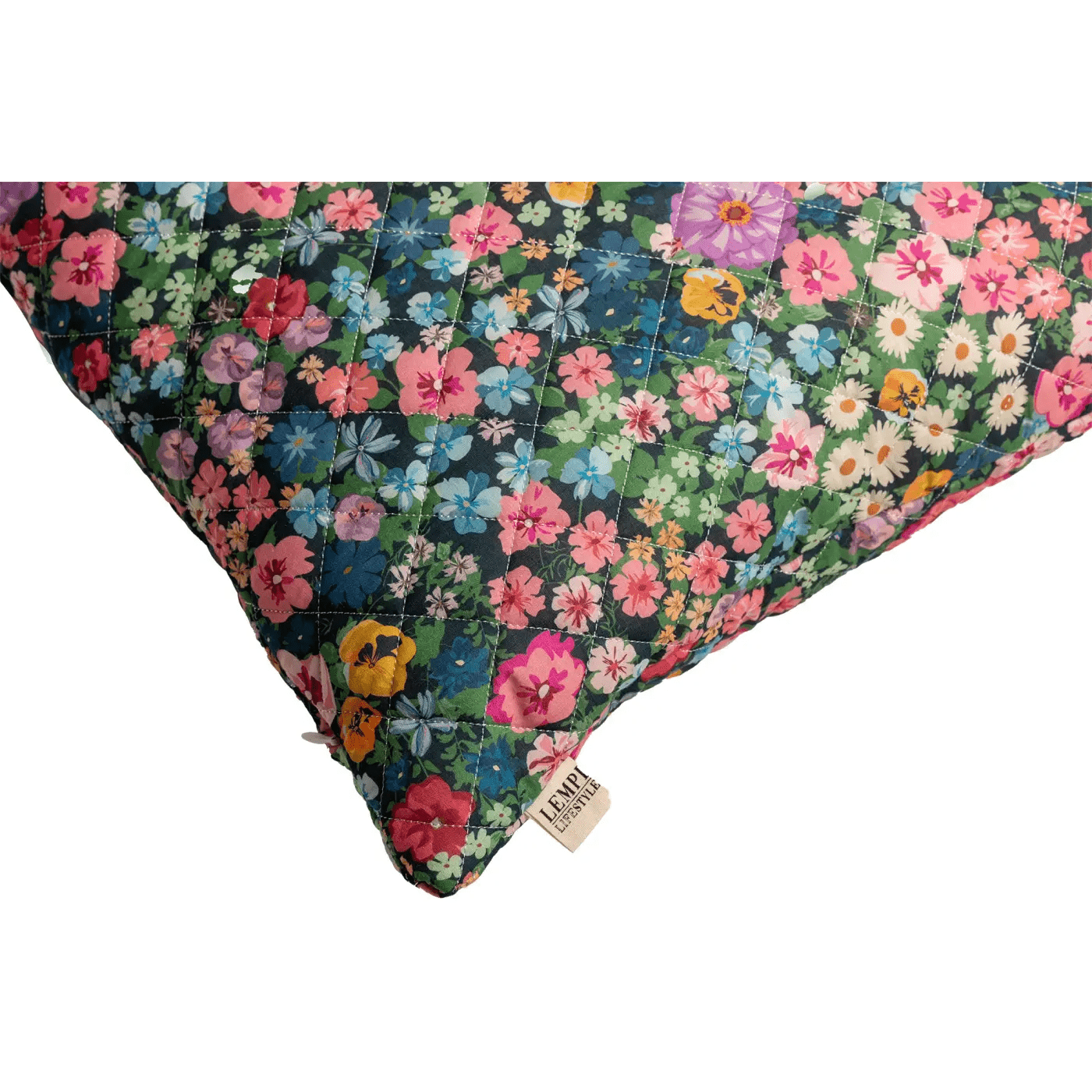 Colorful Flowers Tyyny - Tikattu Tyynyliina | 45x45 Cm - Lempi Lifestyle