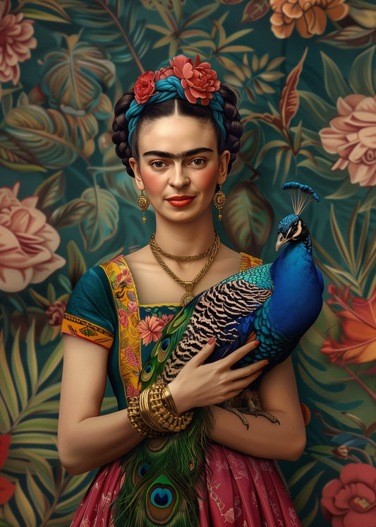 Frida Kahlo: Frida Kahlo ja riikinkukko | Map of Fripperies - Lempi Lifestyle