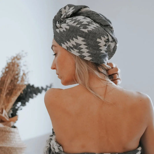 Hamam Inca Hiuspyyhe - Turbaani | Puuvillaa - Lempi Lifestyle