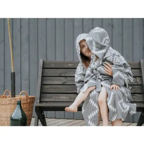 Hamam Inca Kylpytakki Hupulla - Lasten Malli - Lempi Lifestyle