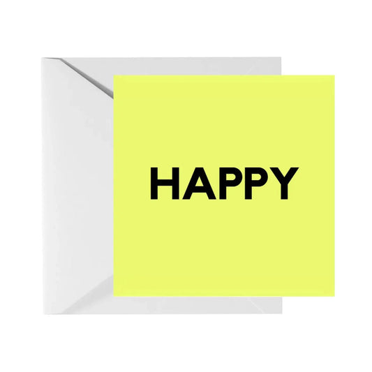 Happy - Avattava Postikortti Kirjekuorella - Lempi Lifestyle