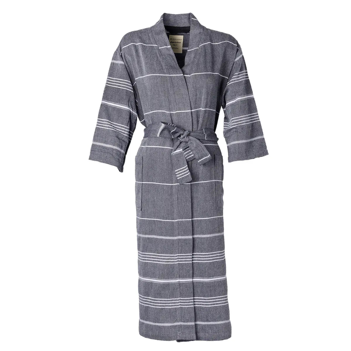 Home Kylpytakki – %100 Puuvillainen, Kevyt ja Tyylikäs Musta Kylpytakki - Lempi Lifestyle