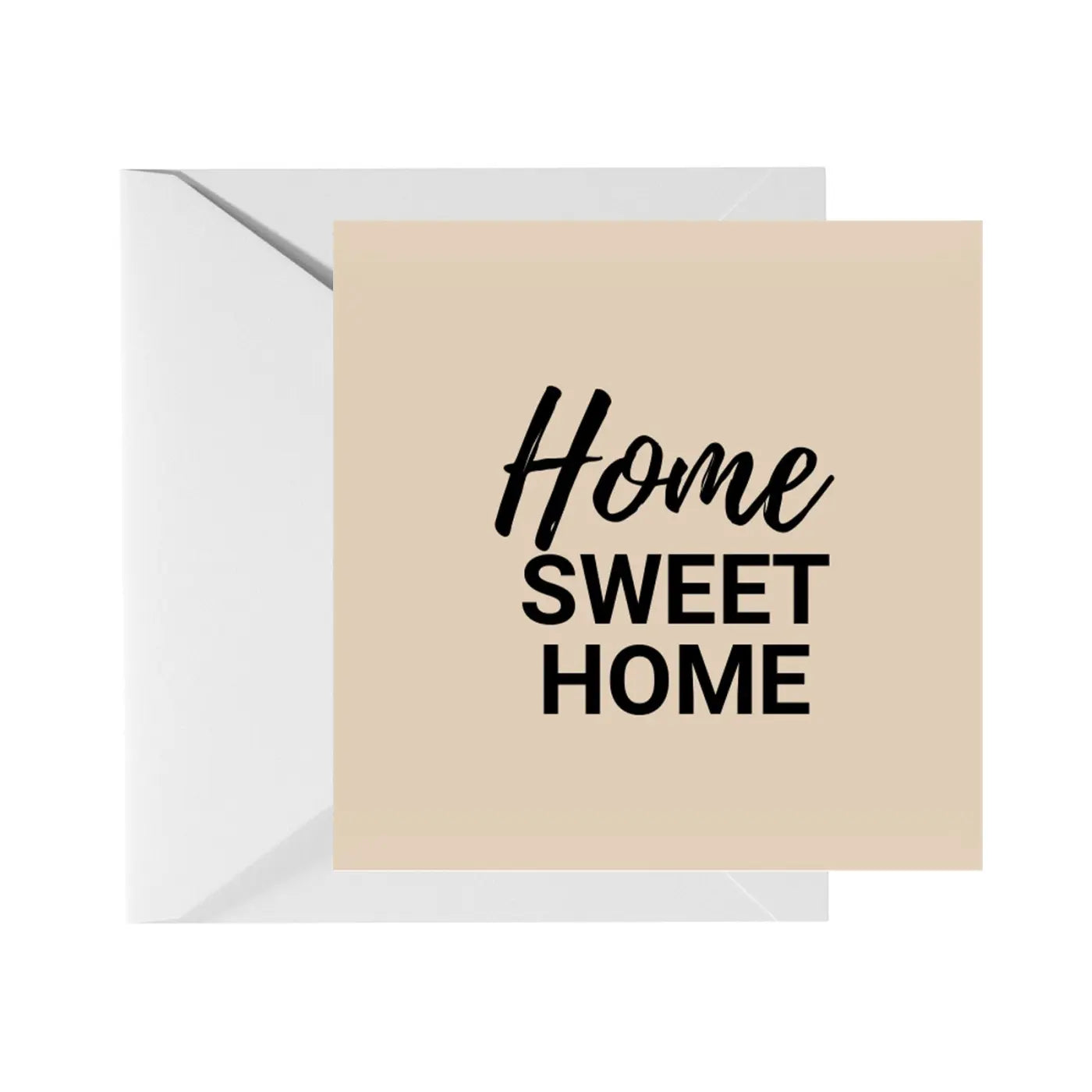 Home Sweet Home - Avattava Postikortti Kirjekuorella
