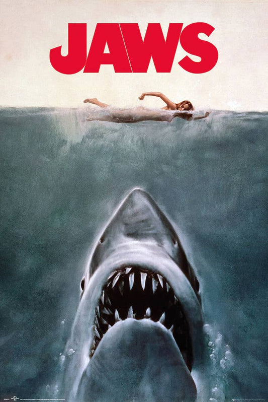Jaws - juliste 91,5 x 61 cm – Ikoninen elokuvajuliste - Lempi Lifestyle