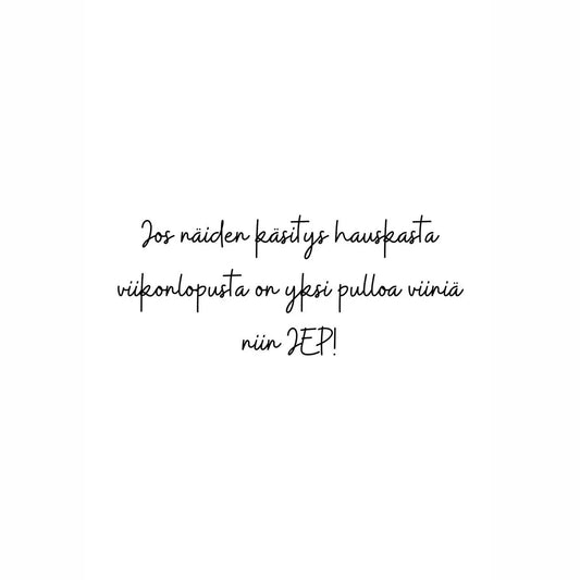 Jos Näiden Käsitys… - Kortti - Lempi Lifestyle