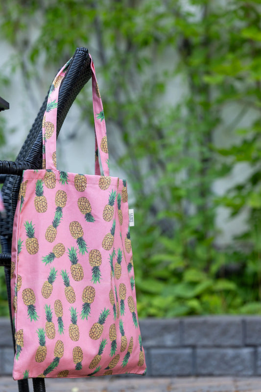 Kangaskassi – Ananaskuvio, 100 % puuvillaa - Lempi Lifestyle