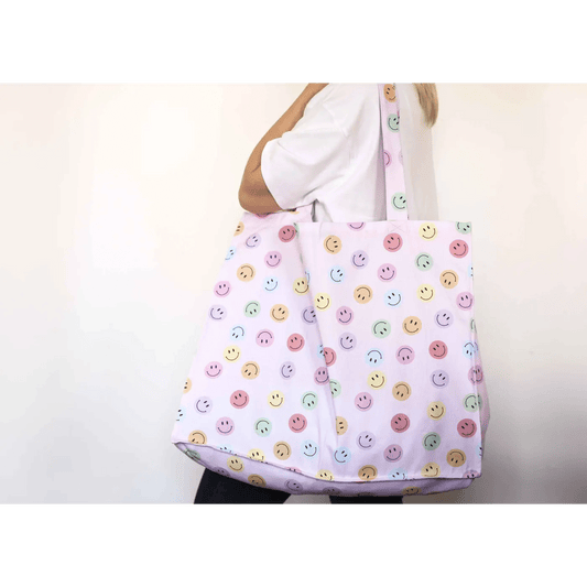 Kangaskassi Happy Face - Bi̇g - Lempi Lifestyle