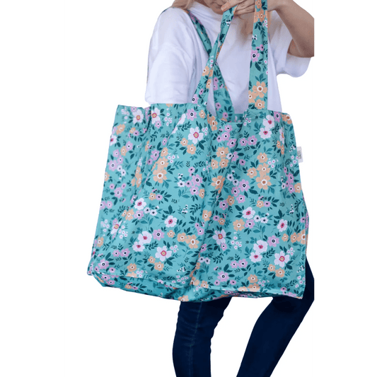 Kangaskassi - Mint Flower - Bi̇g - Lempi Lifestyle