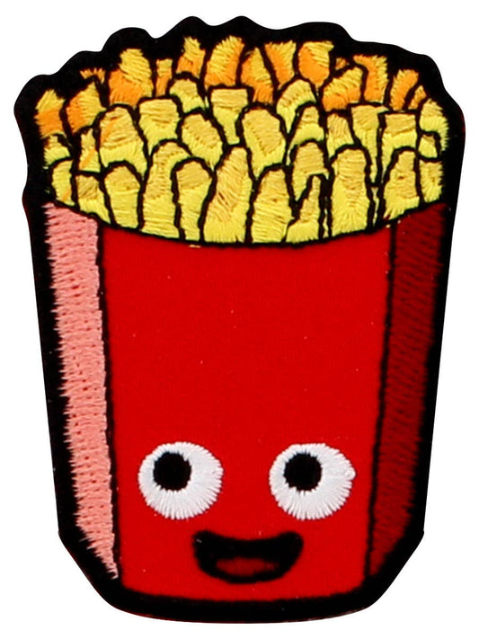 Kangasmerkki silitettävä I Ranskalaiset Happy Fries haalarimerkki - Lempi Lifestyle