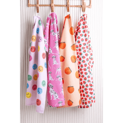 Käsipyyhe Persikka - printillä - Lempi Lifestyle