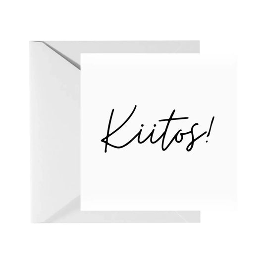 Kiitos - Avattava Postikortti Kirjekuorella - Lempi Lifestyle