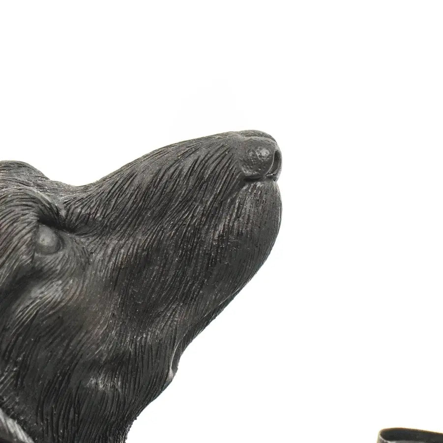 Koira Pöytävalaisin Musta - 10x15x38cm - koiratyypille,