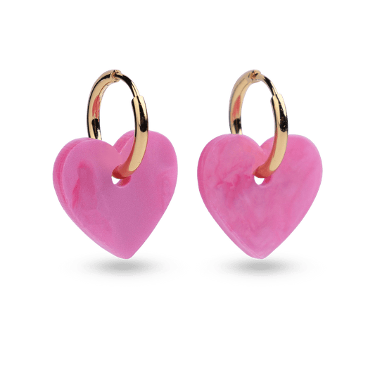 Korvakorut Sydän I Pinkki - Lempi Lifestyle