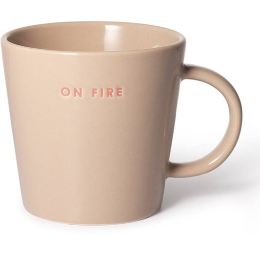 Kuppi ON FIRE beige - Lempi Lifestyle