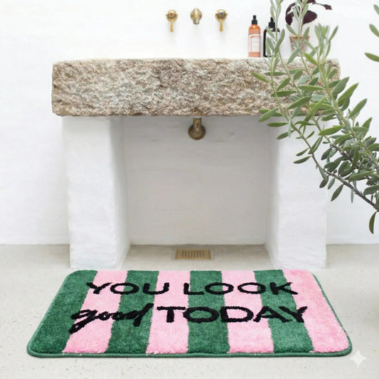 Kylpyhuoneen matto - You Look Good Today - Lempi Lifestyle