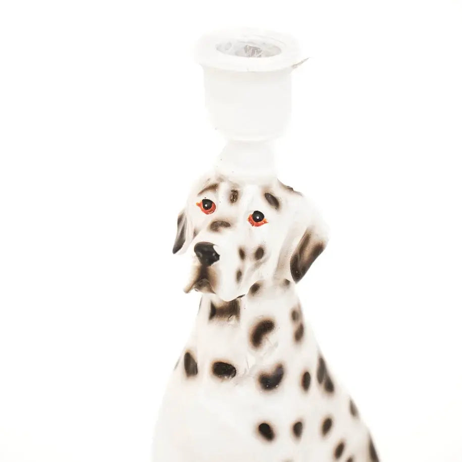 Kynttilänjalka Dalmatian Koira - joulukynttilä, kevät,