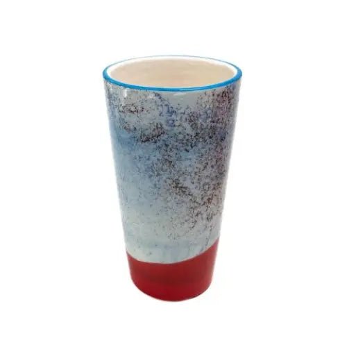 Lattekuppi – Käsintehty Red Blue Combo - Lempi Lifestyle