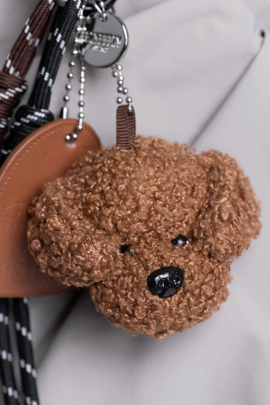 Laukkukoriste I Pörröinen ruskea nalle - Lempi Lifestyle