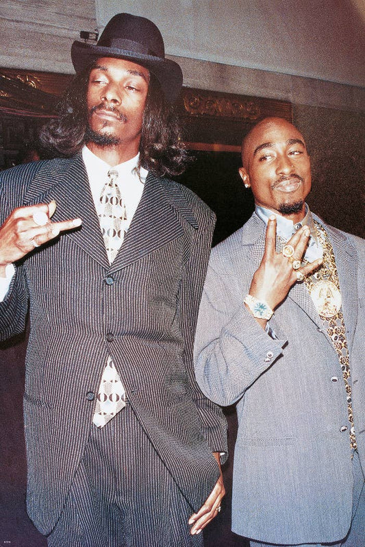 Snoop Dogg & Tupac -juliste 91,5 x 61 cm – Ikoninen hip-hop-hetki - Lempi Lifestyle
