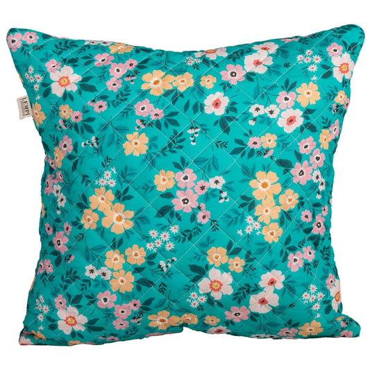 Lempi Mint Flower - Tikattu Tyynyliina 45x45 Cm - Lempi Lifestyle