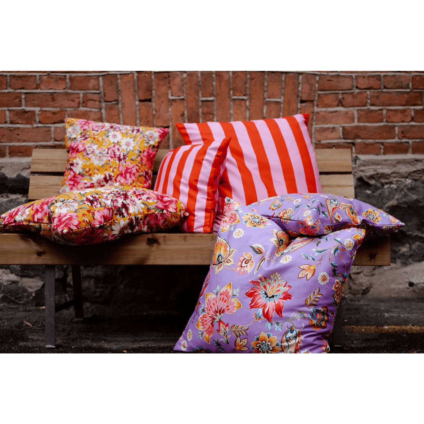 Lempi Mustard Flower - Tyynyliina 50x50 Cm - Lempi Lifestyle