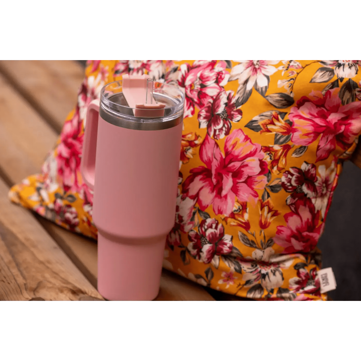 Lempi Mustard Flower Tyynyliina - Jättityynyliina 70x70 Cm - Lempi Lifestyle