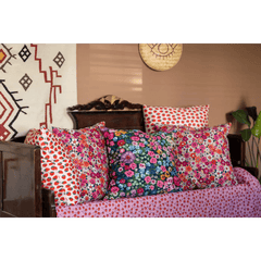 Lempi Pink Flower Tyynyliina - Jättityynyliina 70x70 Cm - Lempi Lifestyle