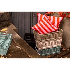 Lempi Red Pink Stripe - Tyynyliina - Jättityynyliina | 70x70 - Lempi Lifestyle