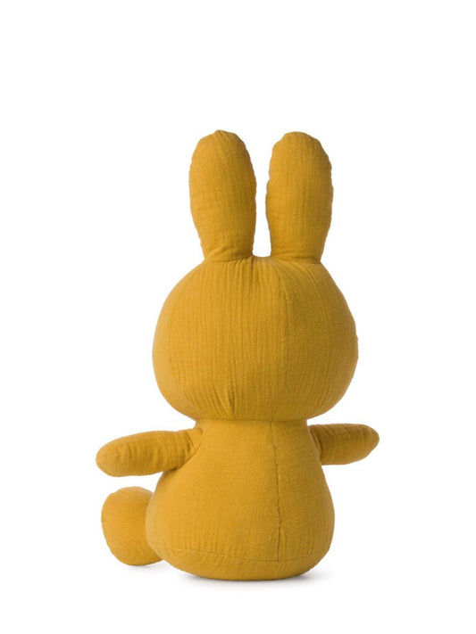 Miffy Istuva Mousseline Keltainen pupu, iso 33 cm - Lempi Lifestyle