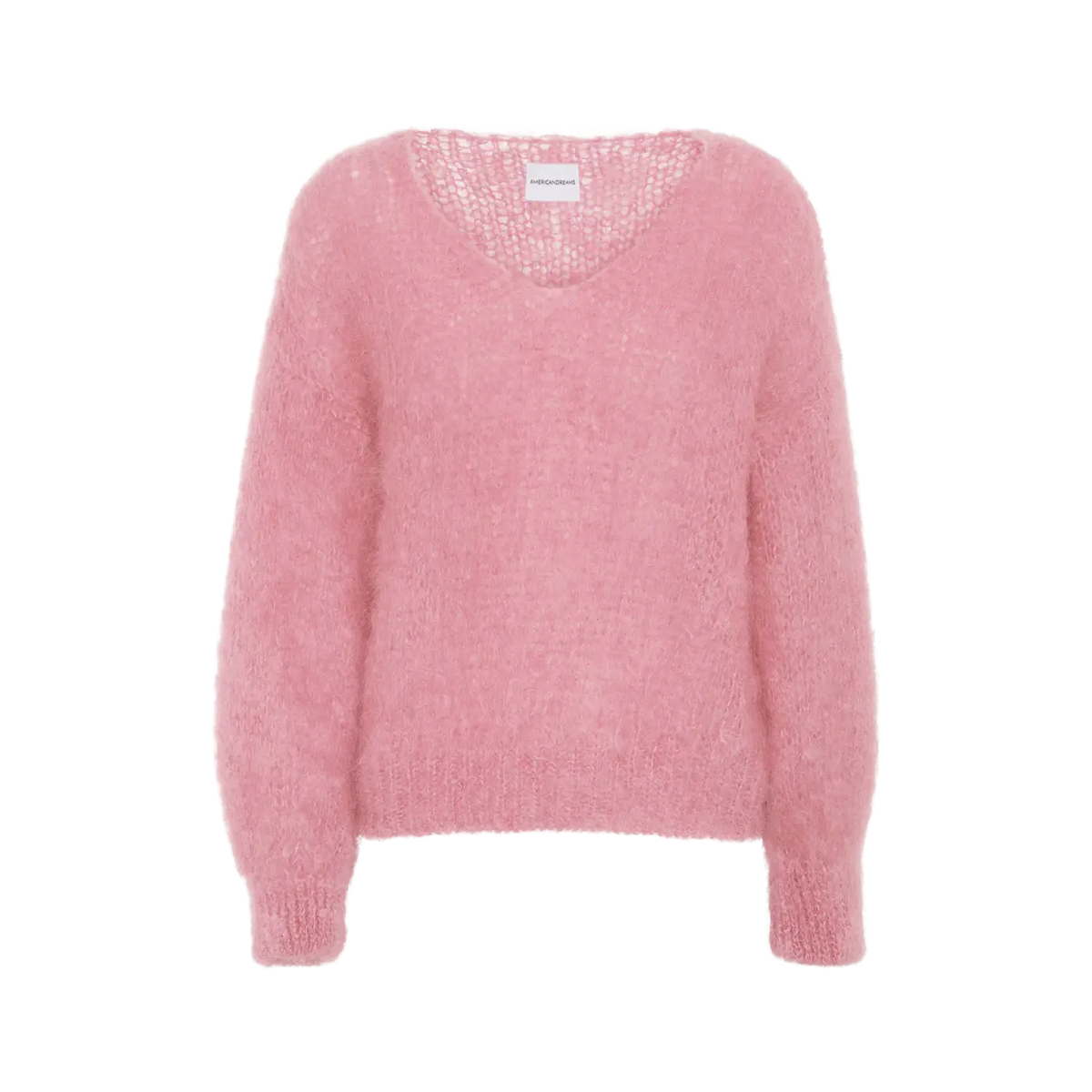 Milana Ls Mohair Knit - Soft Berry - lahjaideat naiselle,