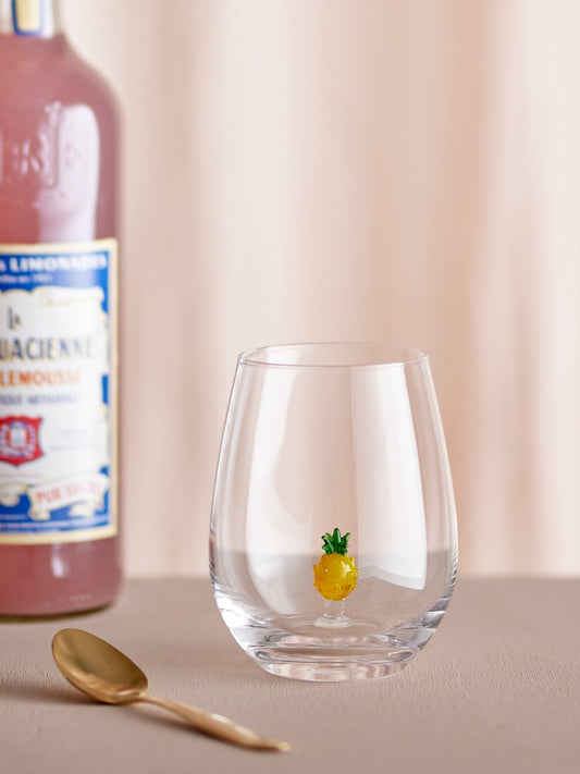 Misa juomalasi 560 ml – suupuhallettu ananaslasi kattaukseen - Lempi Lifestyle