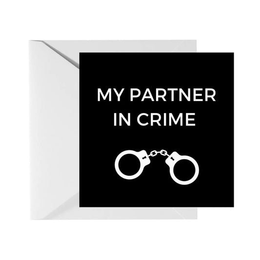 My Partner In Crime - Avattava Kortti Ja Kirjekuori - Lempi Lifestyle