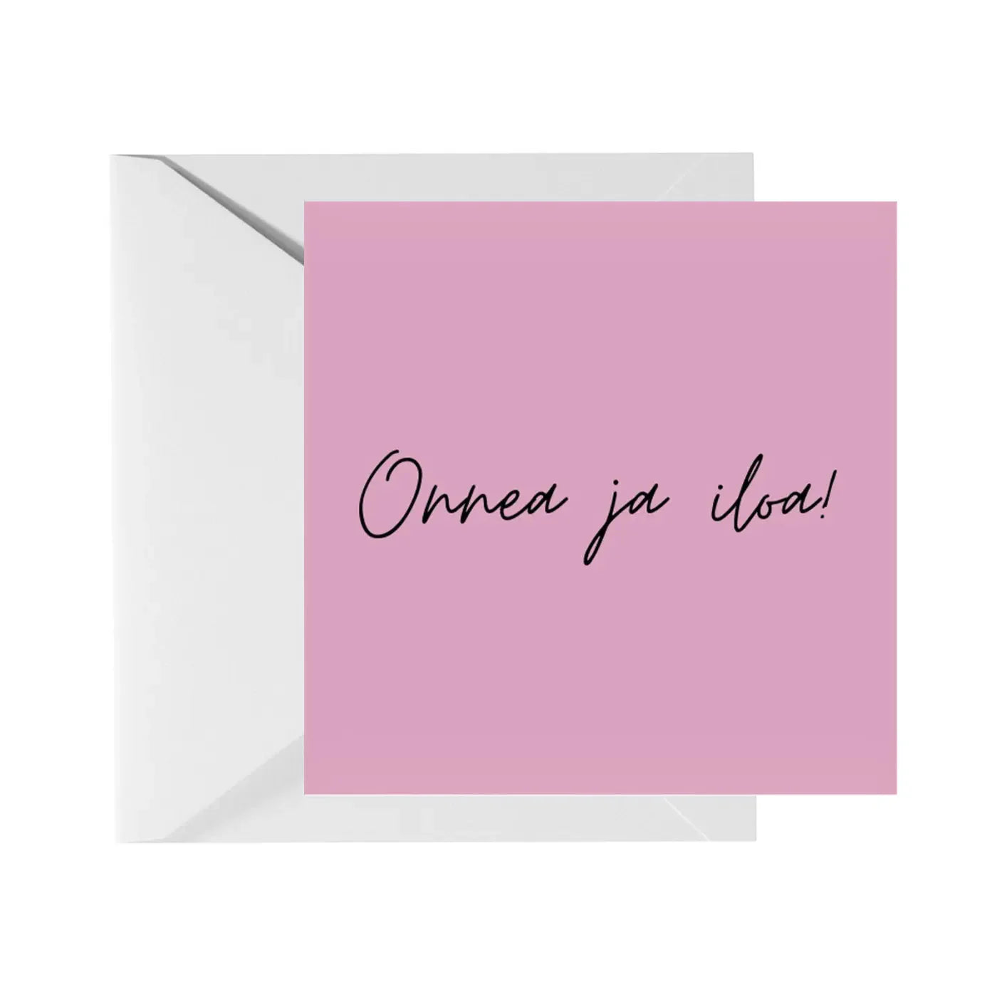 Onnea Ja Iloa! Avattava Postikortti Kirjekuorella - Kivaa