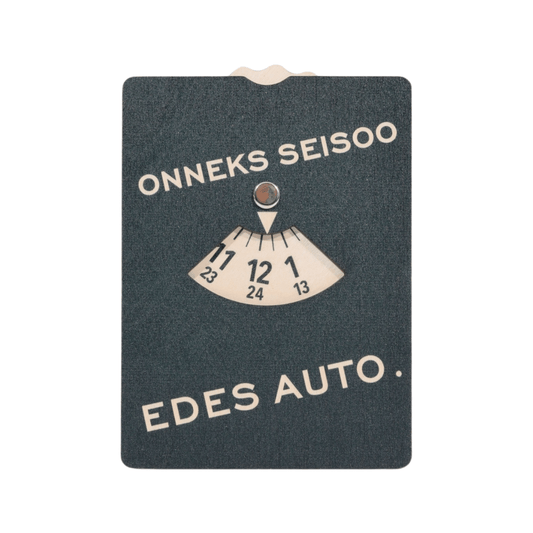 Parkkikiekko vaneria - onneks seisoo edes auto - Lempi Lifestyle