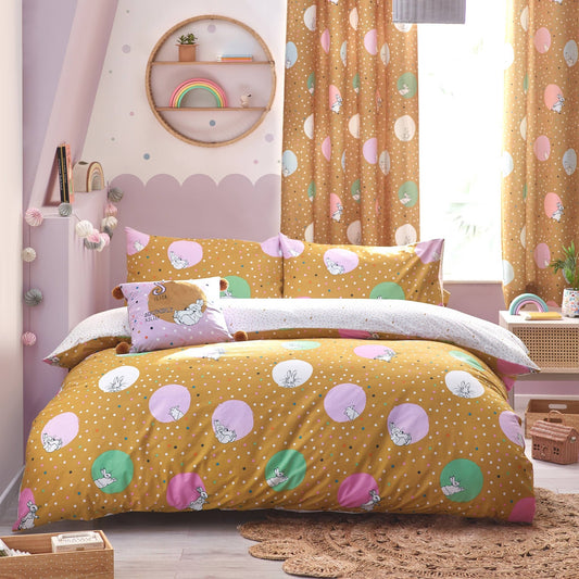 Petivaatesetti Dotty Peter Rabbit™ okra ja laventeli - Lempi Lifestyle