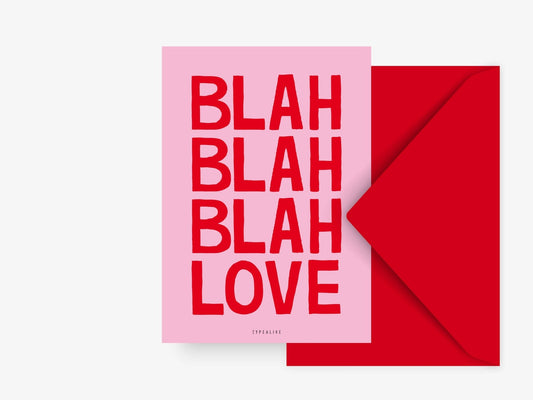 Postikortti, Blah Blah Love - Lempi Lifestyle