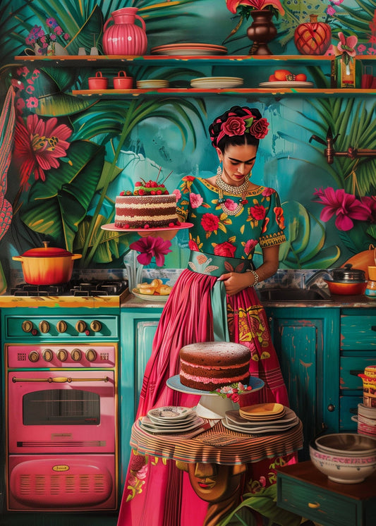 Postikortti Frida Kahlo: Leivontapäivä - Lempi Lifestyle