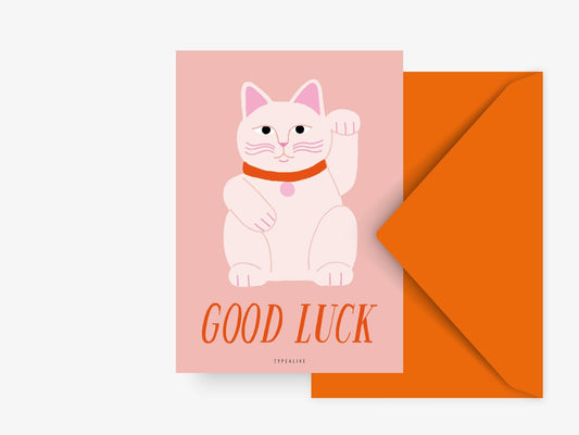 Postikortti, lucky cat - Lempi Lifestyle
