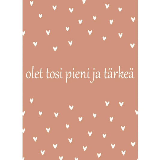 Postikortti ?? Olet Pieni ja Tärkeä - Lempi Lifestyle
