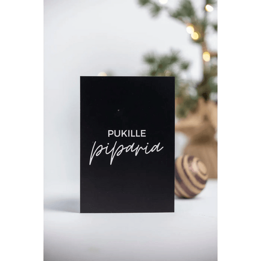 Pukille Piparia - Kortti - Lempi Lifestyle