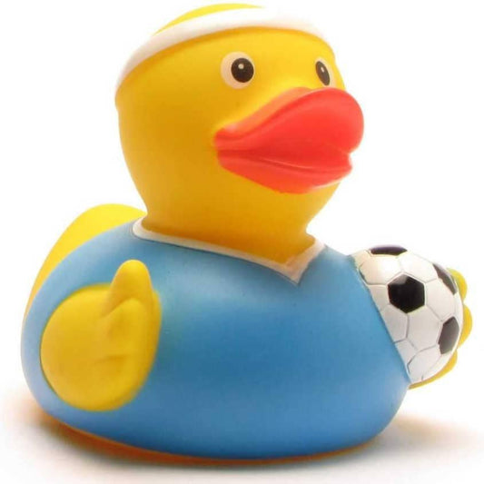 Rubber Duck Footballer (blue jersey) - rubber duck - Lempi Lifestyle