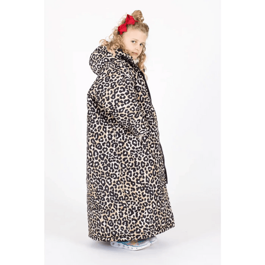 Sittingsuit Kids Snow Leopard - Leopardikuosinen Takki Lapsille - Lempi Lifestyle