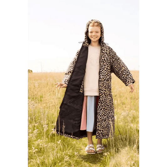 Sittingsuit Kids Snow Leopard - Leopardikuosinen Takki Lapsille - Lempi Lifestyle