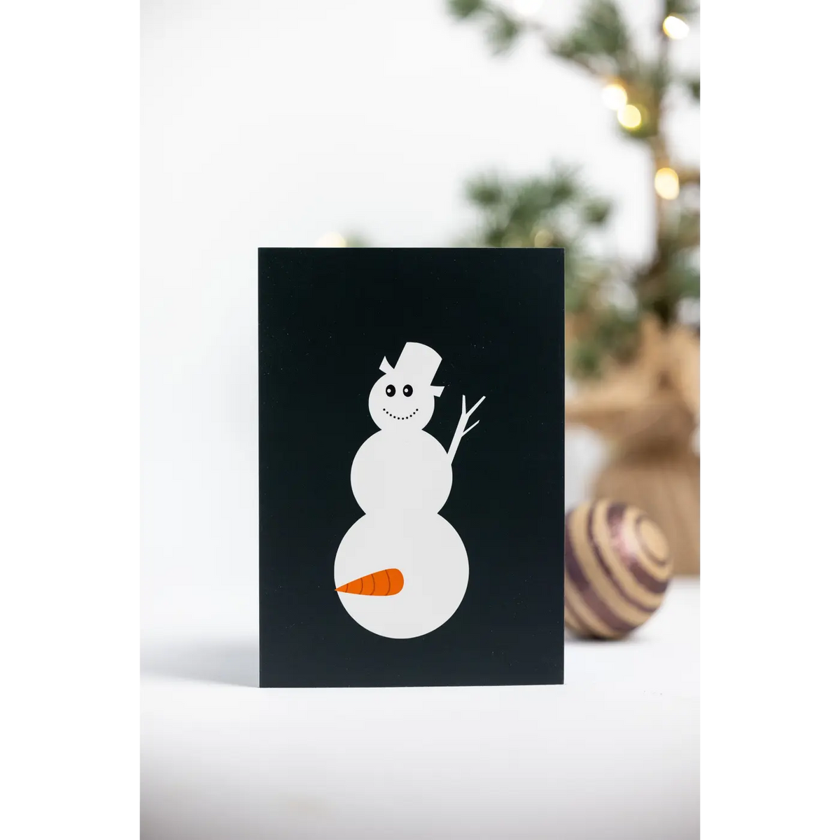 Snowman - Kortti - huumorikortit, joulu, joulukortit, kiva,